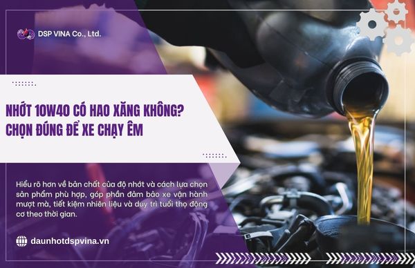 dspvina nhot 10W40 co hao xang khong